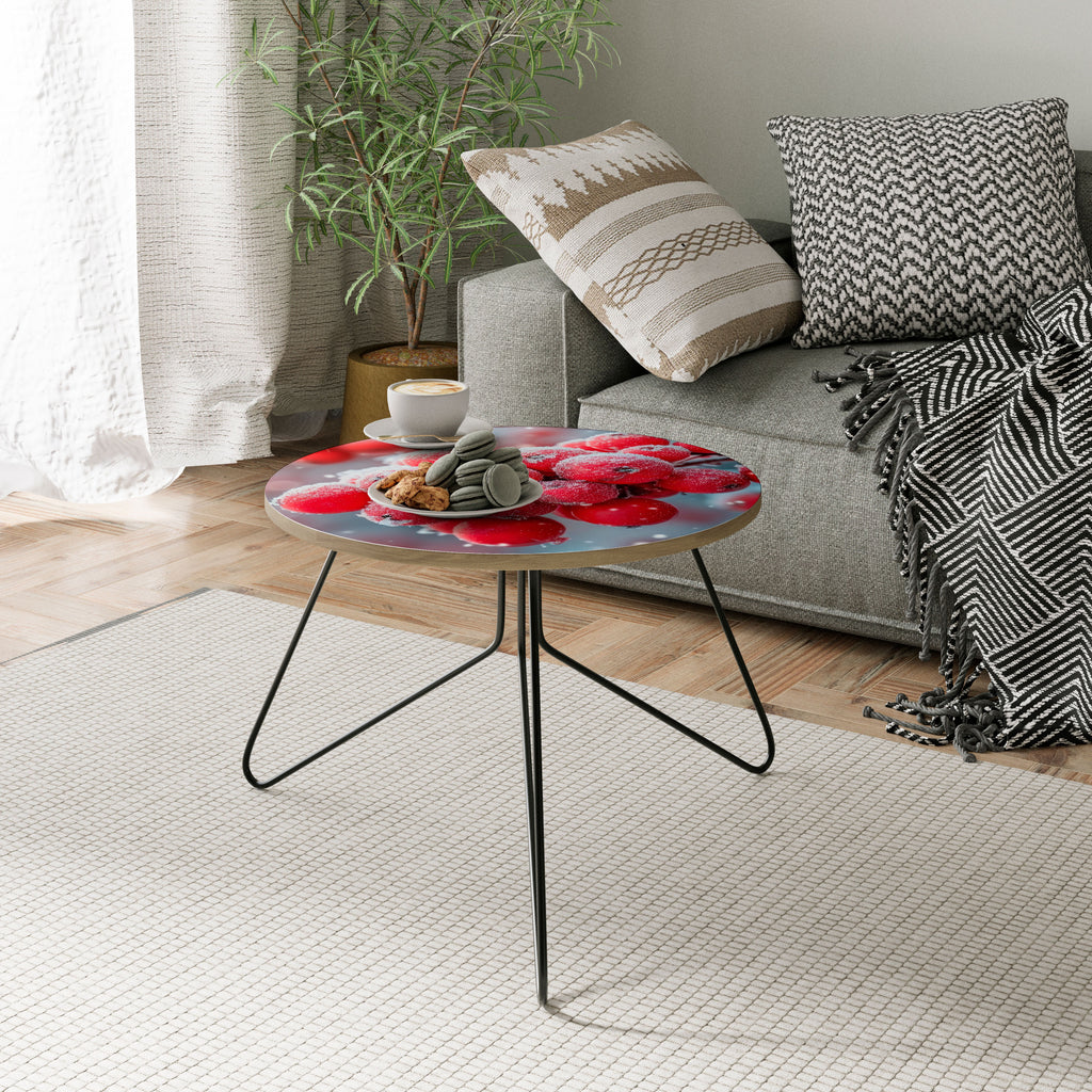 WINTER'S CRIMSON TREASURES Coffee Table