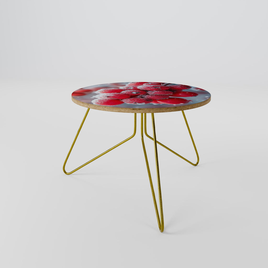 WINTER'S CRIMSON TREASURES Mesa de Centro 60