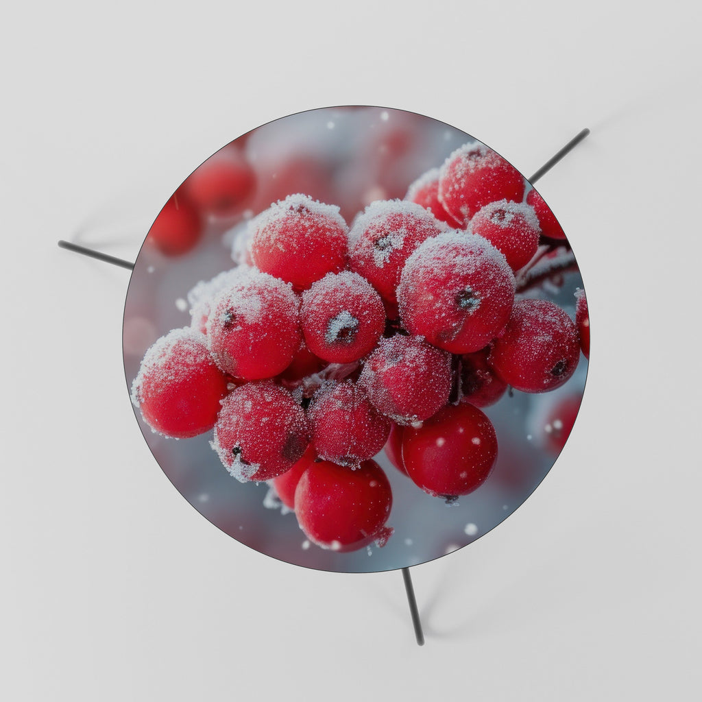 WINTER'S CRIMSON TREASURES Mesa de Centro 60