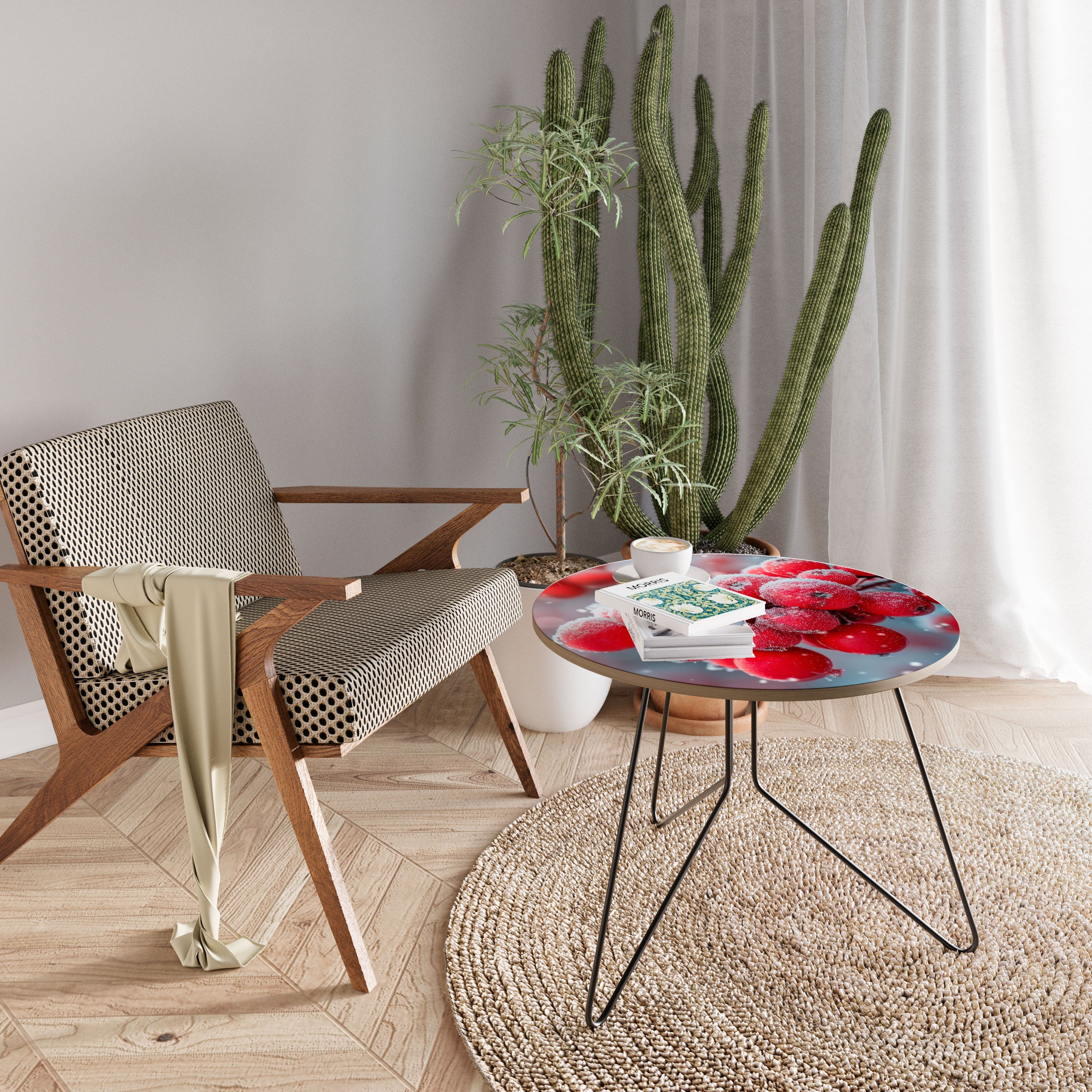 WINTER'S CRIMSON TREASURES Mesa de Centro 69