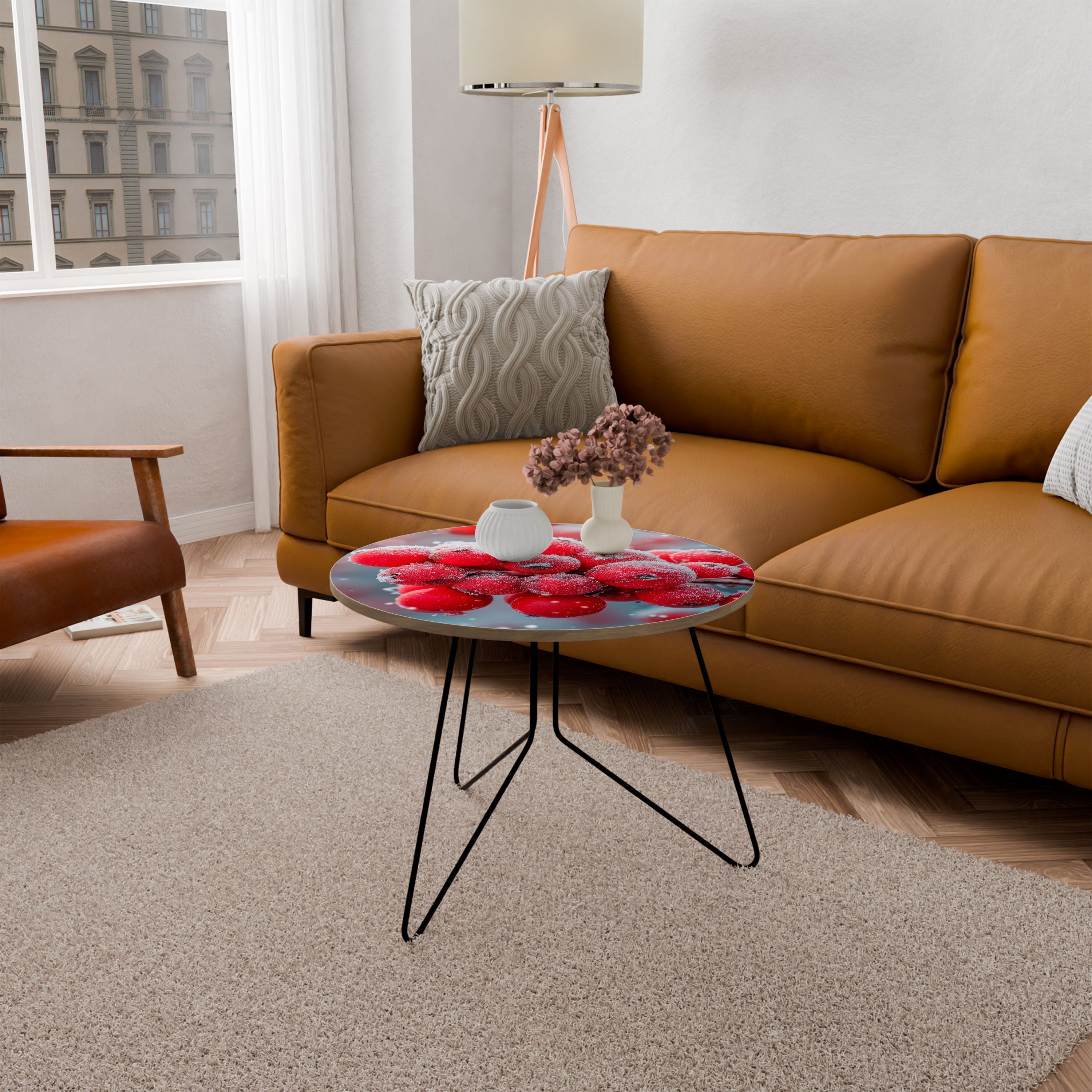 WINTER'S CRIMSON TREASURES Mesa de Centro 69