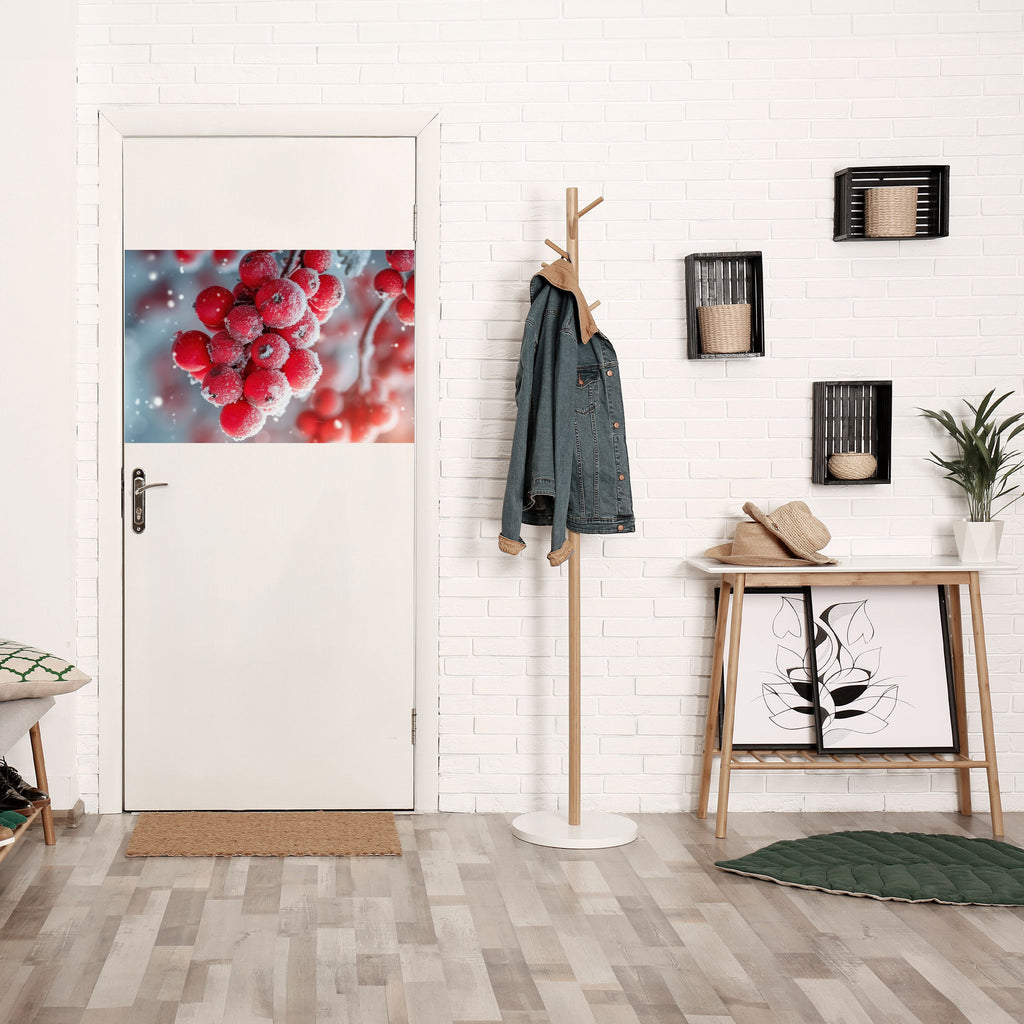 WINTER'S CRIMSON TREASURES Peel and Stick Horizontal Poster