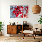 WINTER'S CRIMSON TREASURES Peel and Stick Horizontal Poster