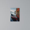 BOAT OF TRANQUILITY Quadro em tela vertical