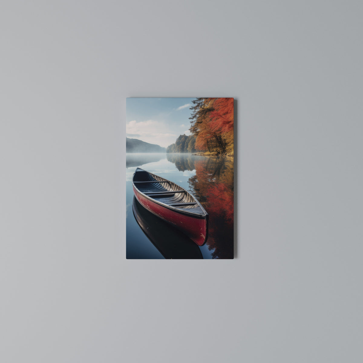 BOAT OF TRANQUILITY Quadro em tela vertical
