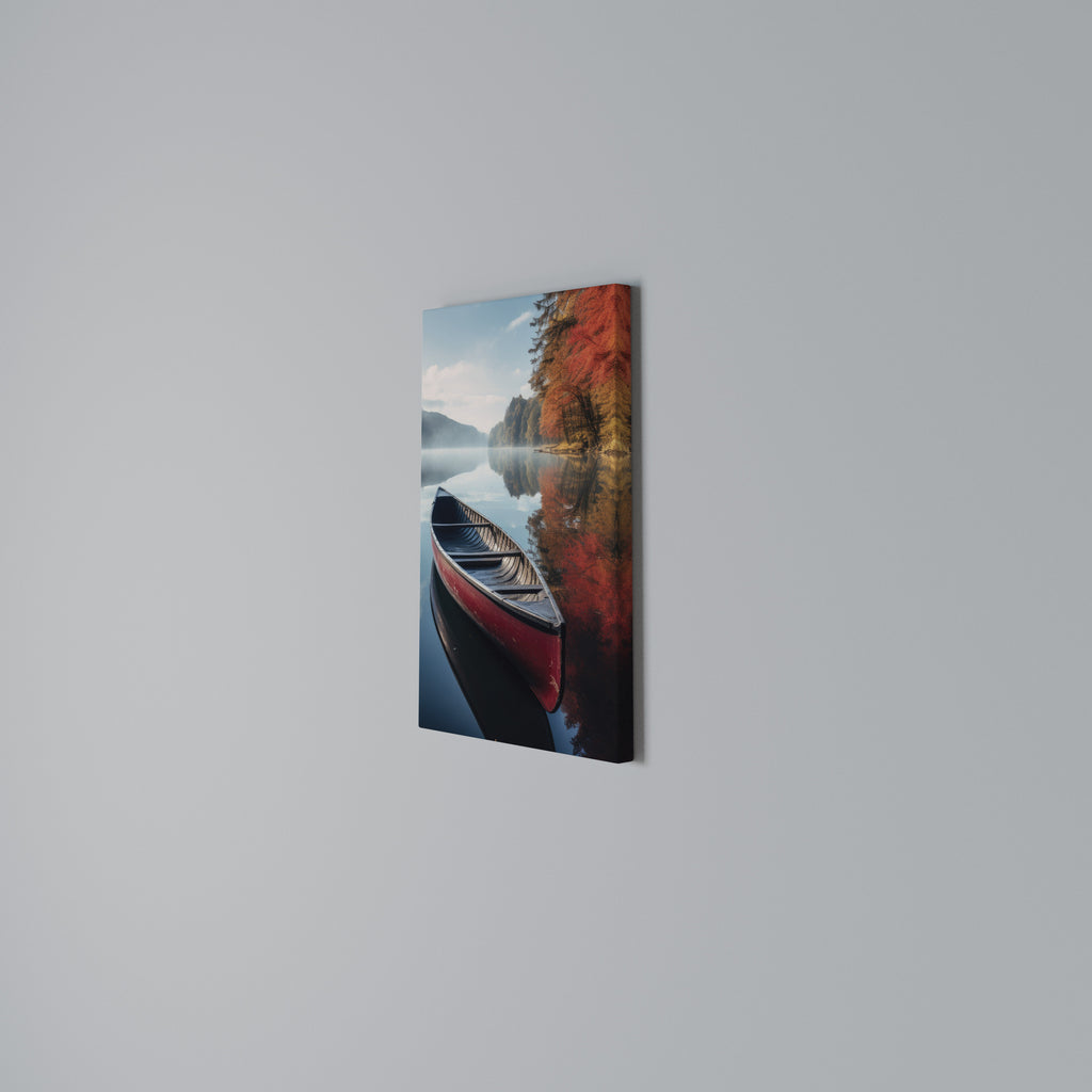 BOAT OF TRANQUILITY Quadro em tela vertical