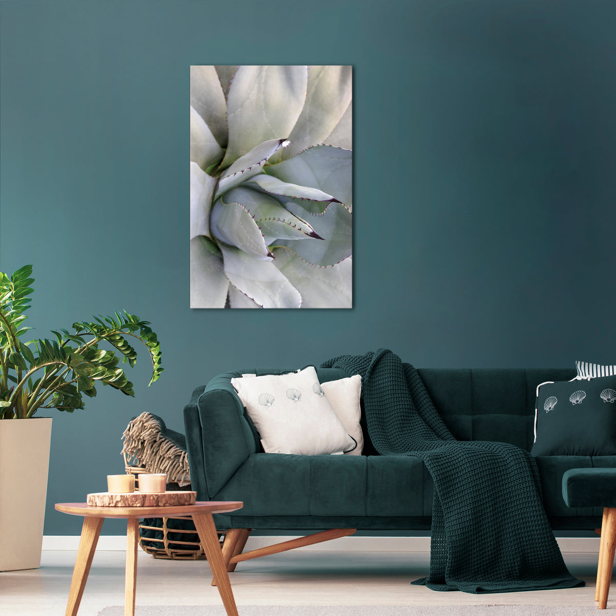 AGAVE ELEGANCE Quadro em tela vertical