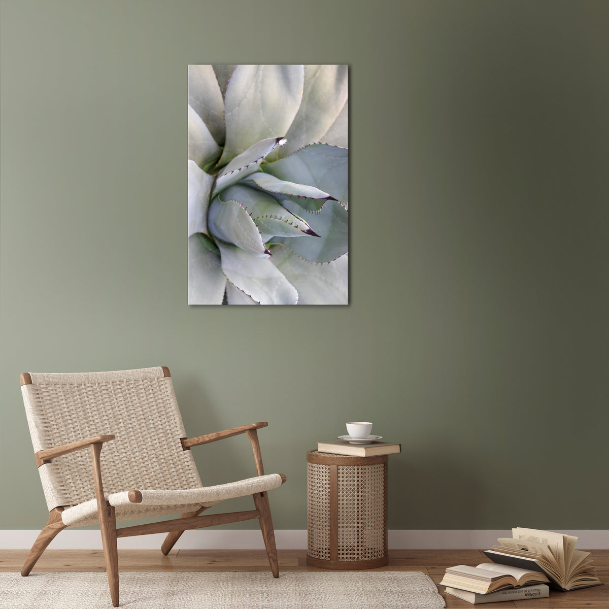 AGAVE ELEGANCE Quadro em tela vertical