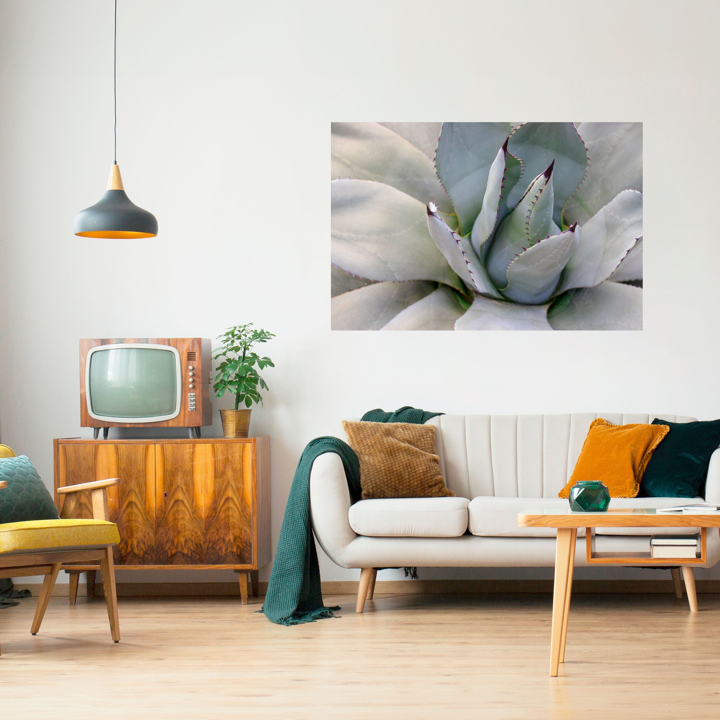 AGAVE ELEGANCE Poster Horizontal Autocolante