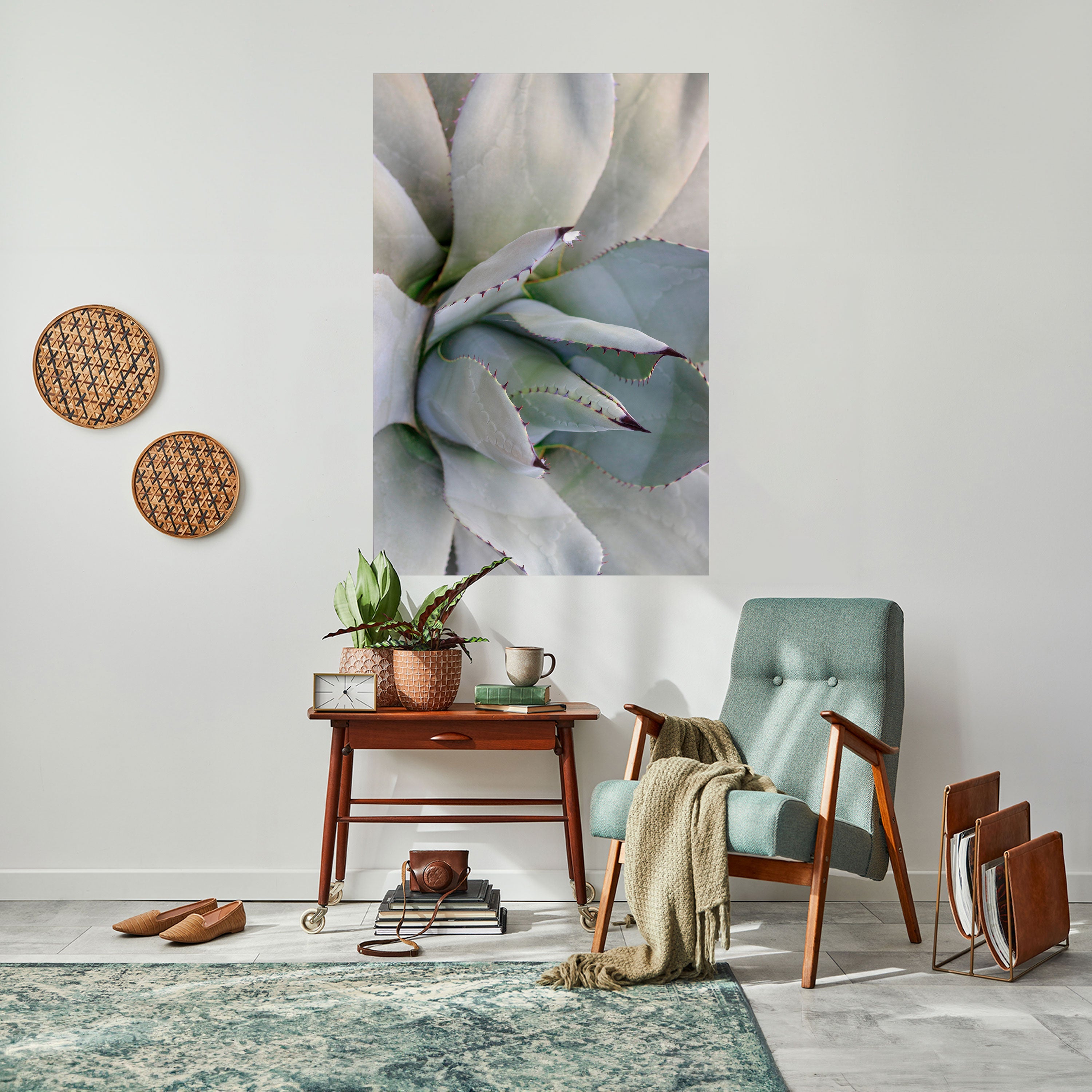 AGAVE ELEGANCE Poster Vertical Autocolante