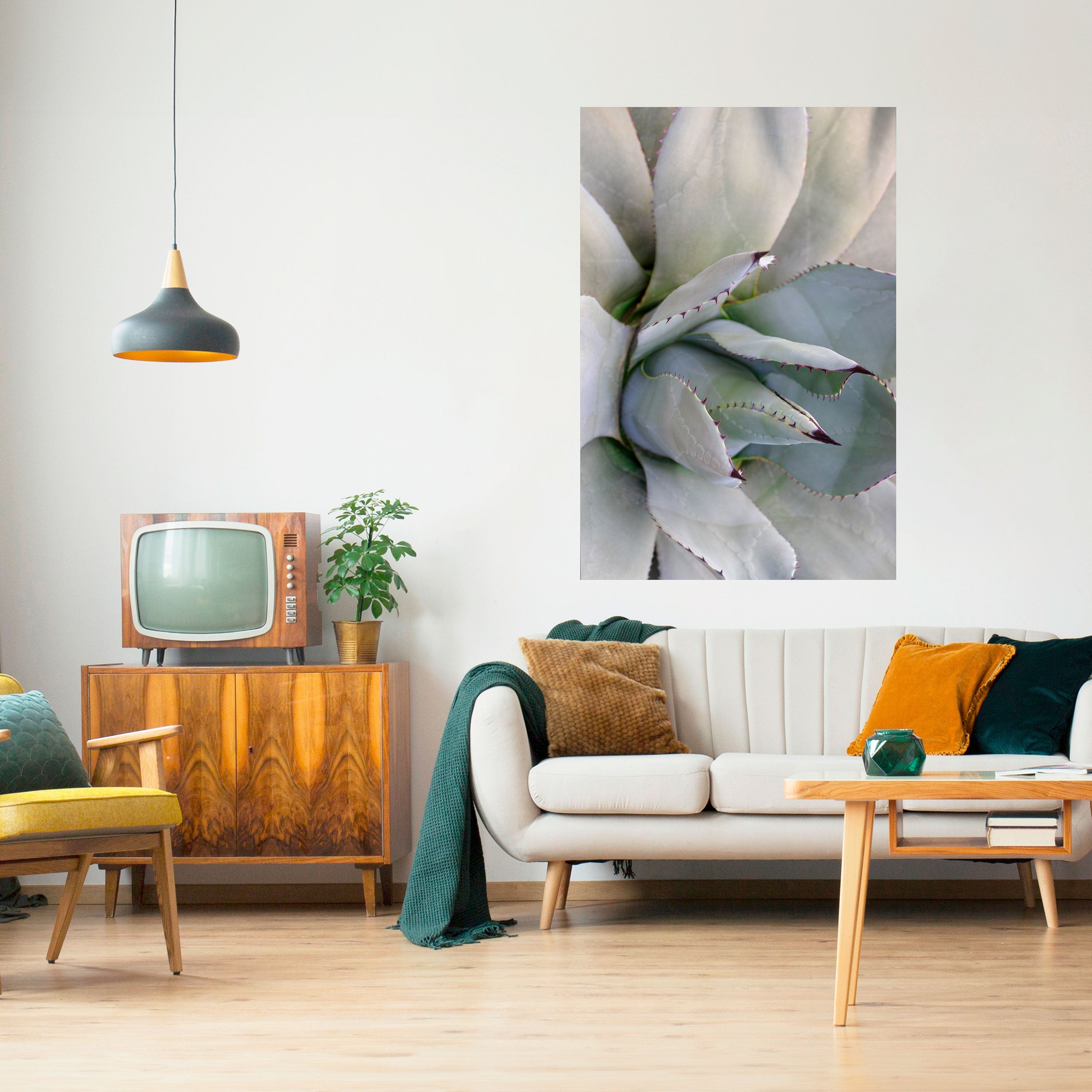 AGAVE ELEGANCE Poster Vertical Autocolante