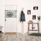 ELEGANT PETAL SWIRL Peel and Stick Horizontal Poster