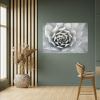 ELEGANT PETAL SWIRL Peel and Stick Horizontal Poster