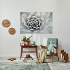 ELEGANT PETAL SWIRL Peel and Stick Horizontal Poster