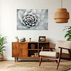 ELEGANT PETAL SWIRL Peel and Stick Horizontal Poster