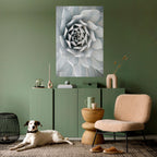 ELEGANT PETAL SWIRL Poster Vertical Autocolante