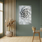 ELEGANT PETAL SWIRL Poster Vertical Autocolante