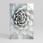 ELEGANT PETAL SWIRL Poster Vertical Autocolante