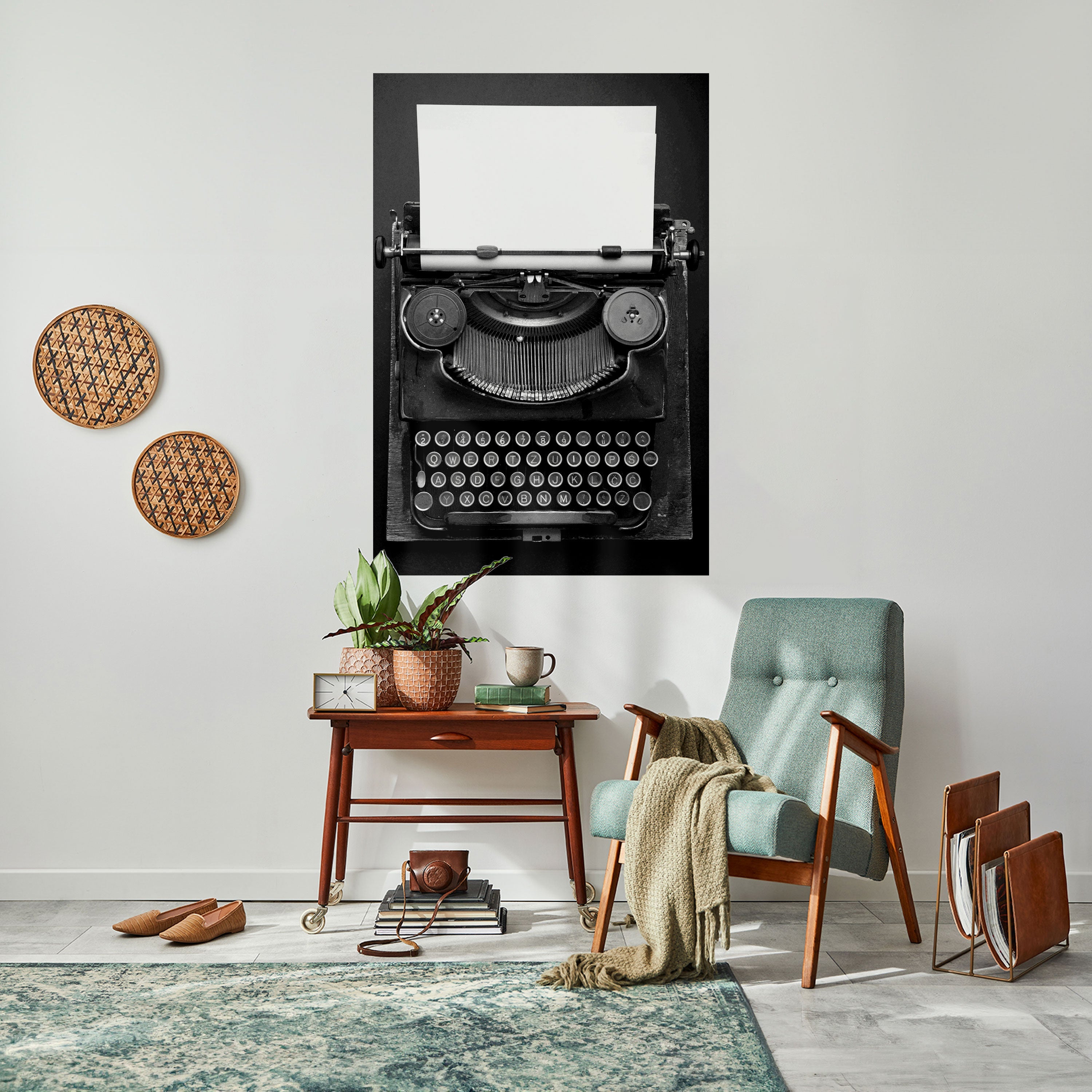 TYPEWRITER SYMPHONY Poster Vertical Autocolante