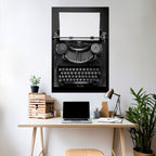 TYPEWRITER SYMPHONY Poster Vertical Autocolante