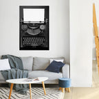 TYPEWRITER SYMPHONY Poster Vertical Autocolante