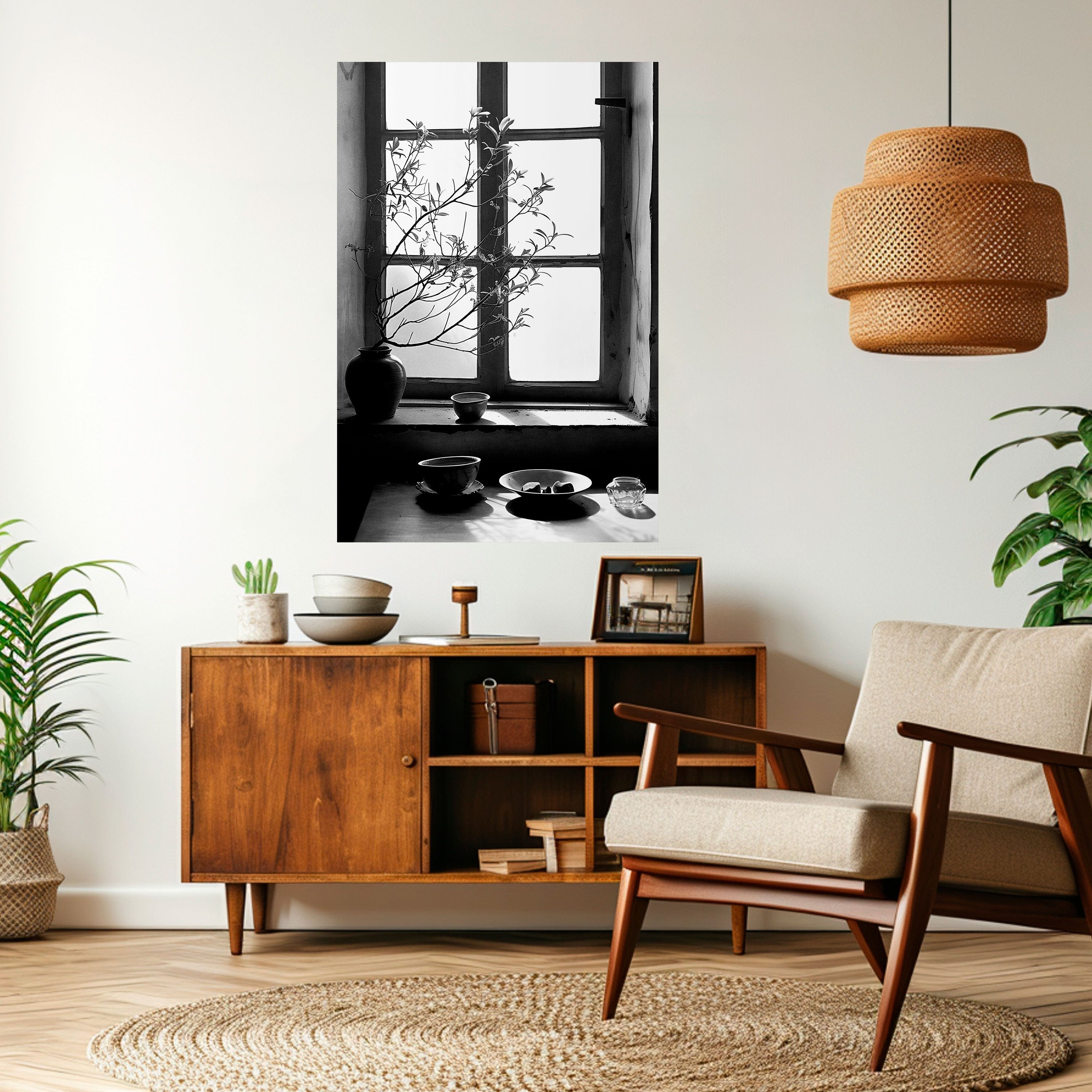 WHISPERING WINDOW LIGHT Poster Vertical Autocolante