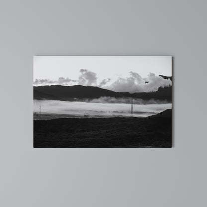 MISTY MOUNTAIN RADIANCE Horizontal Canvas Print