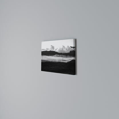 MISTY MOUNTAIN RADIANCE Horizontal Canvas Print
