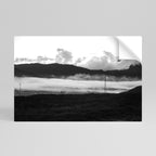 MISTY MOUNTAIN RADIANCE Peel and Stick Horizontal Poster