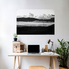 MISTY MOUNTAIN RADIANCE Peel and Stick Horizontal Poster