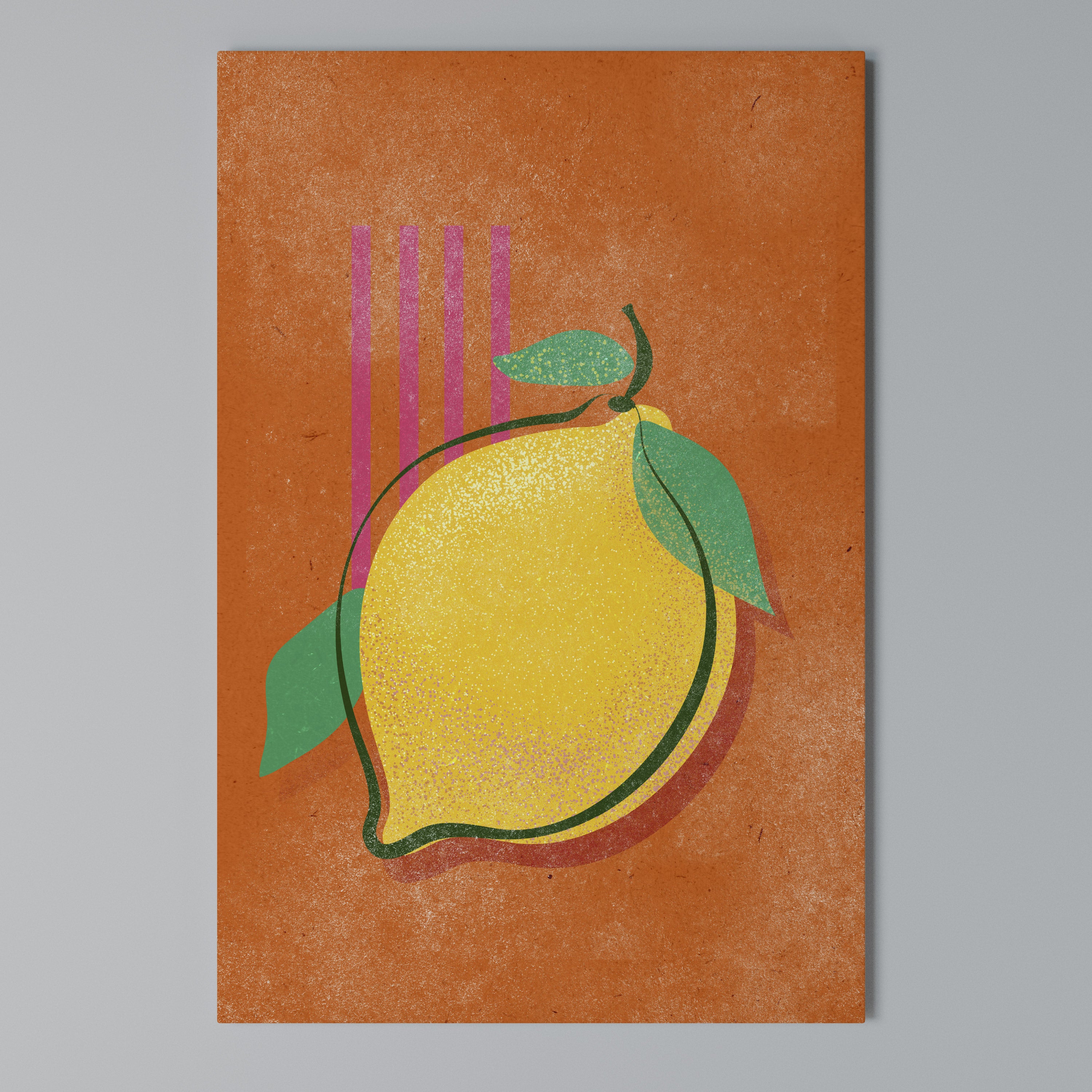 LUSCIOUS LEMON Quadro em tela vertical