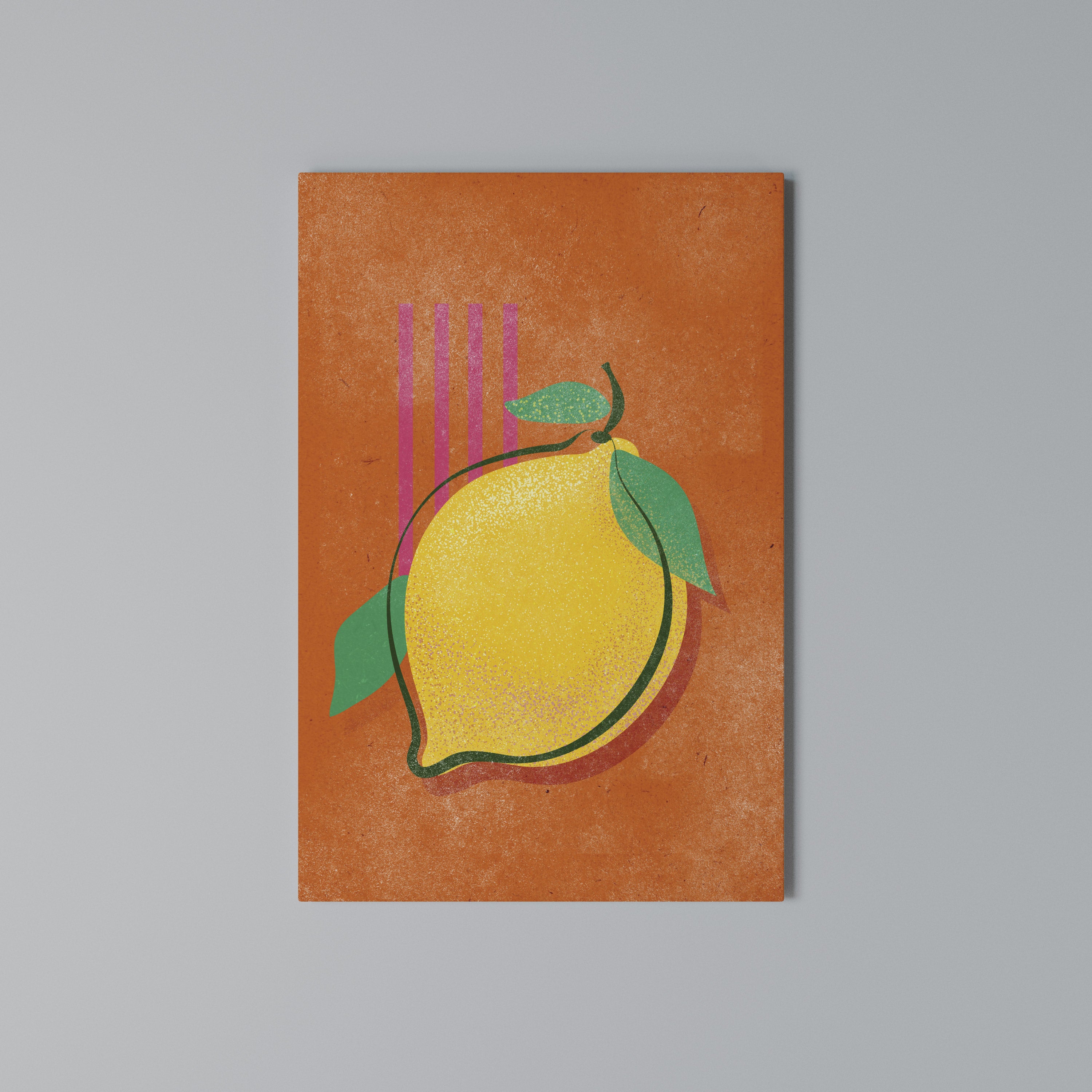 LUSCIOUS LEMON Quadro em tela vertical
