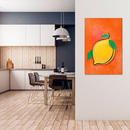 LUSCIOUS LEMON Quadro em tela vertical