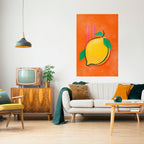 LUSCIOUS LEMON Peel and Stick Vertical Poster