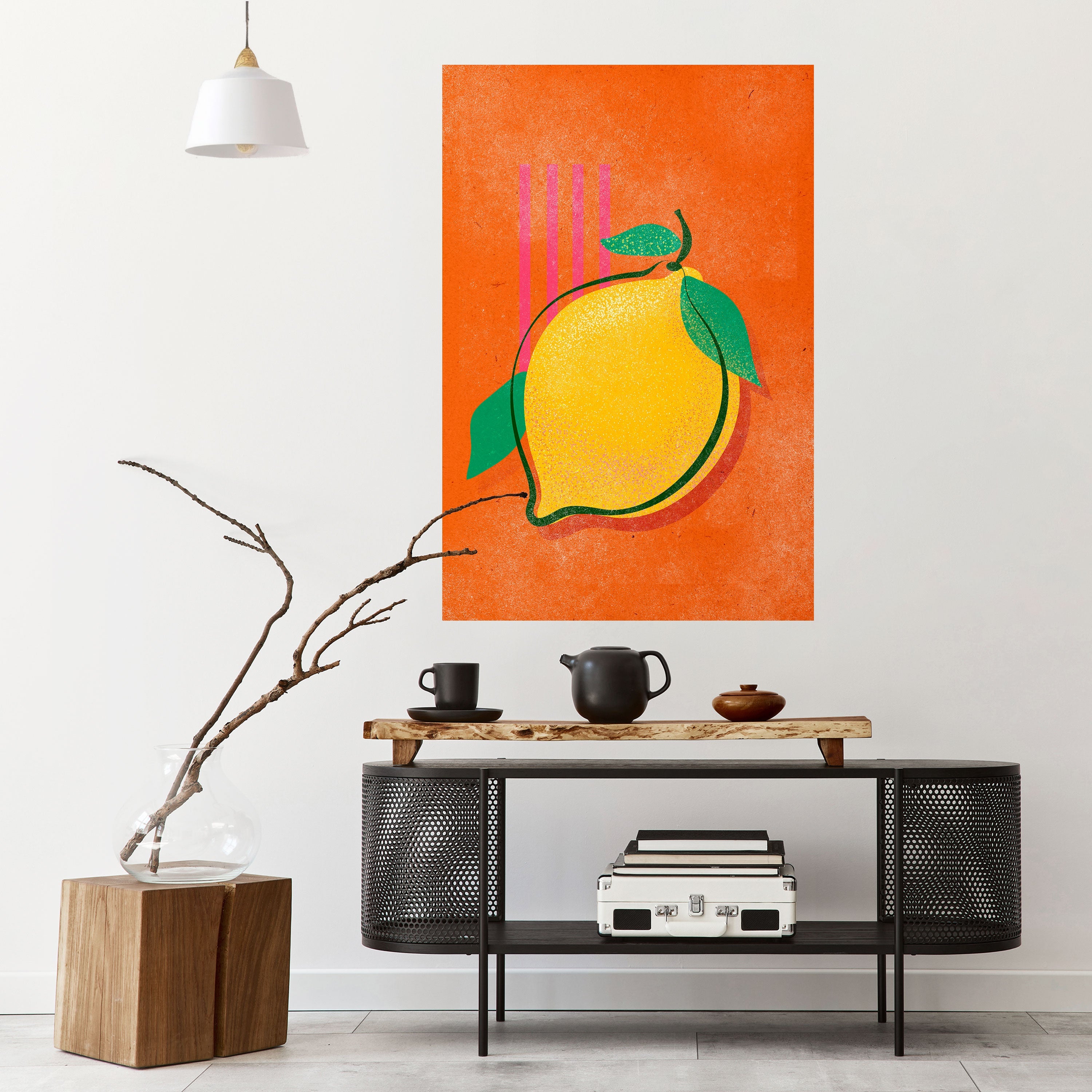 LUSCIOUS LEMON Poster Vertical Autocolante