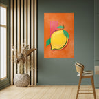 LUSCIOUS LEMON Peel and Stick Vertical Poster