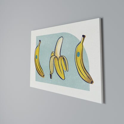 BOLD BANANA BOUQUET Horizontal Canvas Print
