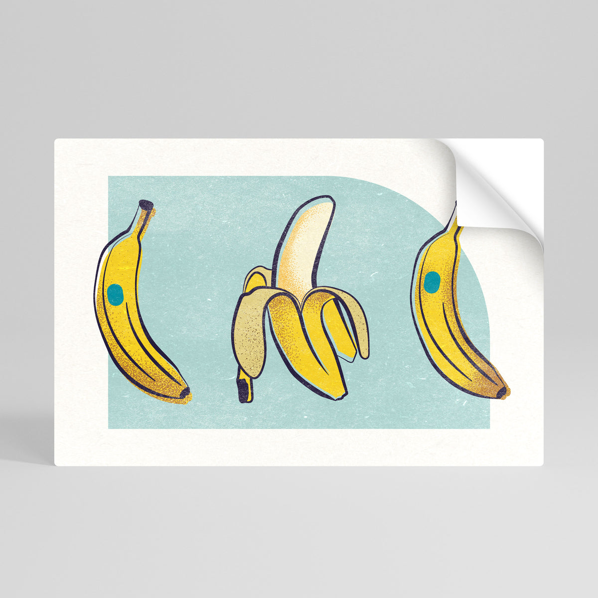 BOLD BANANA BOUQUET Póster Autocolante Horizontal