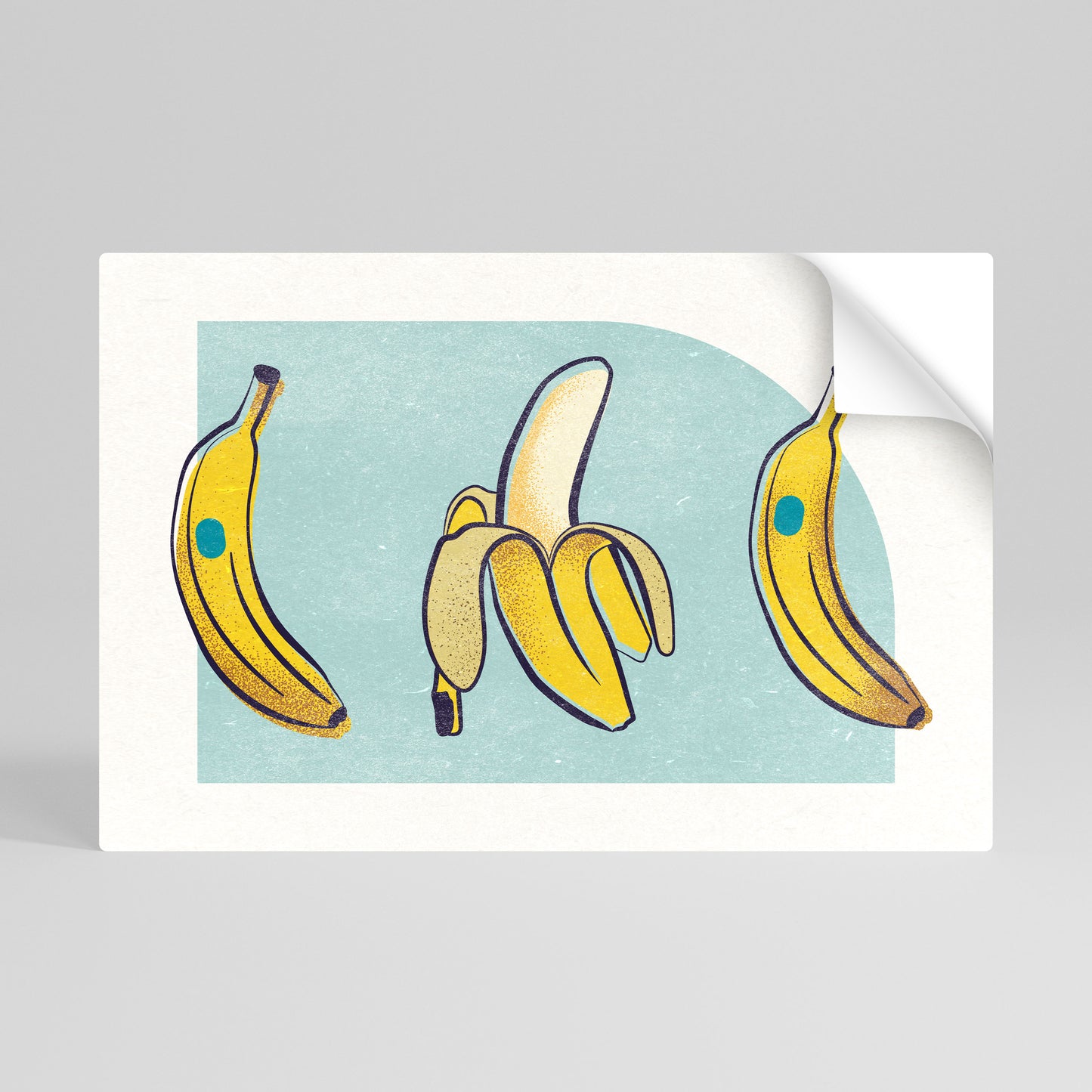 BOLD BANANA BOUQUET Póster Autocolante Horizontal