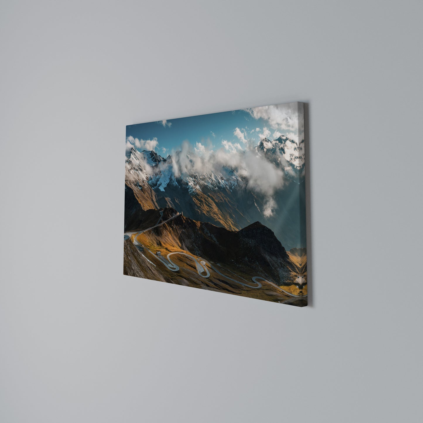 MOUNTAIN SERPENTINE Horizontal Canvas Print