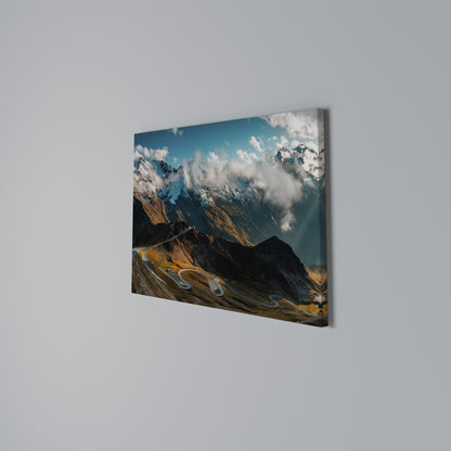 MOUNTAIN SERPENTINE Horizontal Canvas Print