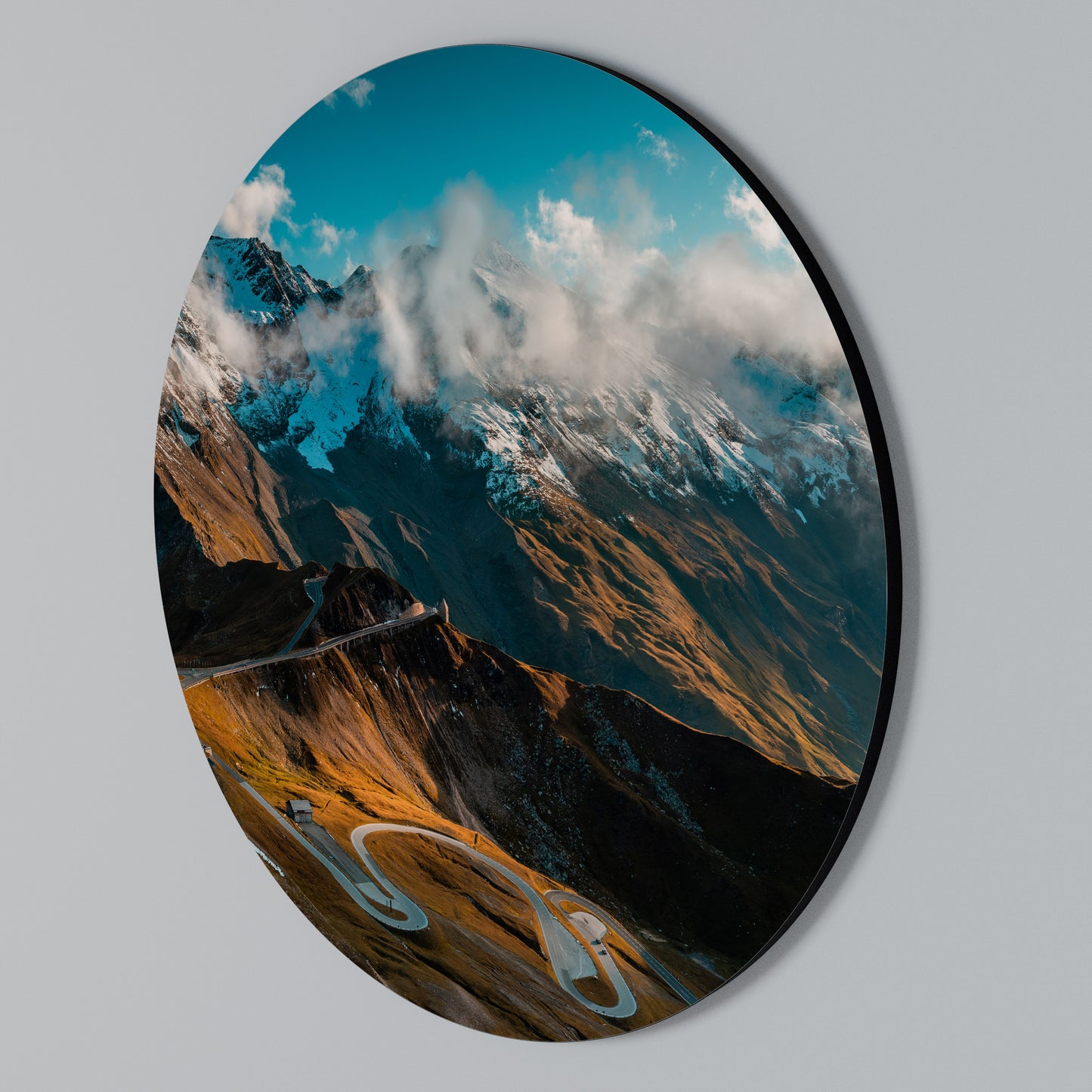 MOUNTAIN SERPENTINE Arte de Parede Redonda