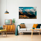 MOUNTAIN SERPENTINE Peel and Stick Horizontal Poster