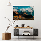 MOUNTAIN SERPENTINE Peel and Stick Horizontal Poster