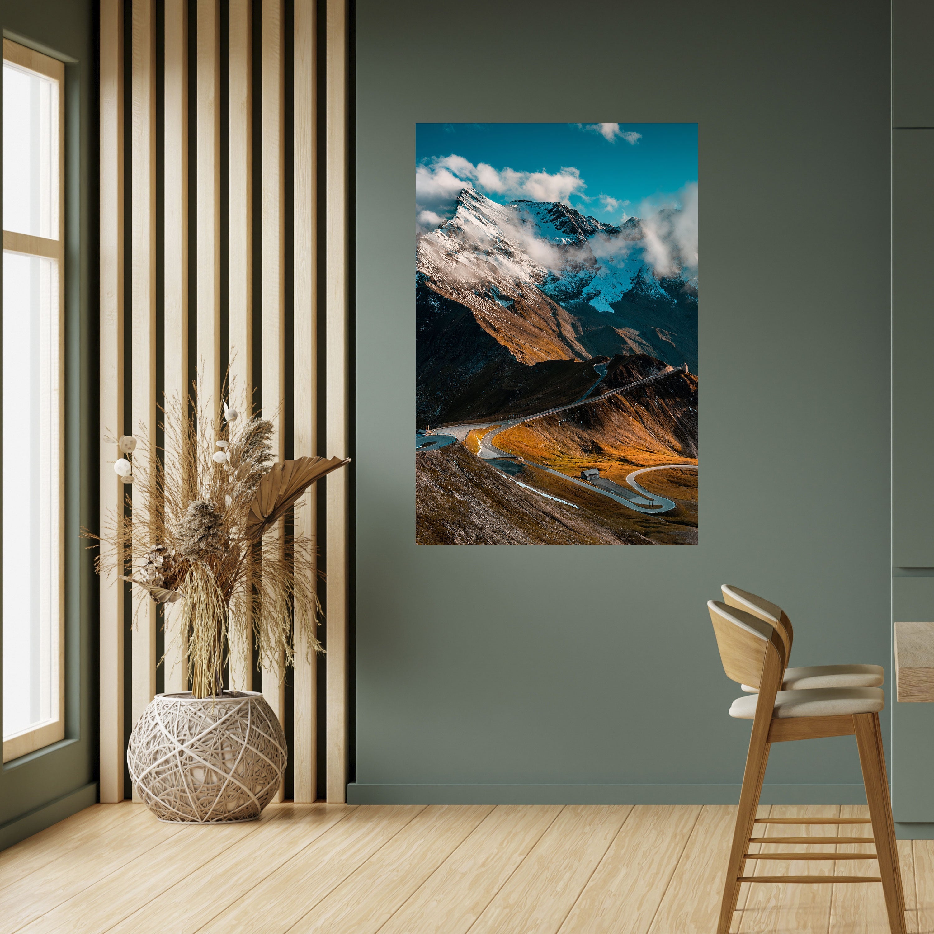 MOUNTAIN SERPENTINE Poster Vertical Autocolante