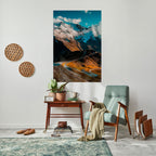 MOUNTAIN SERPENTINE Poster Vertical Autocolante