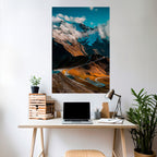 MOUNTAIN SERPENTINE Poster Vertical Autocolante