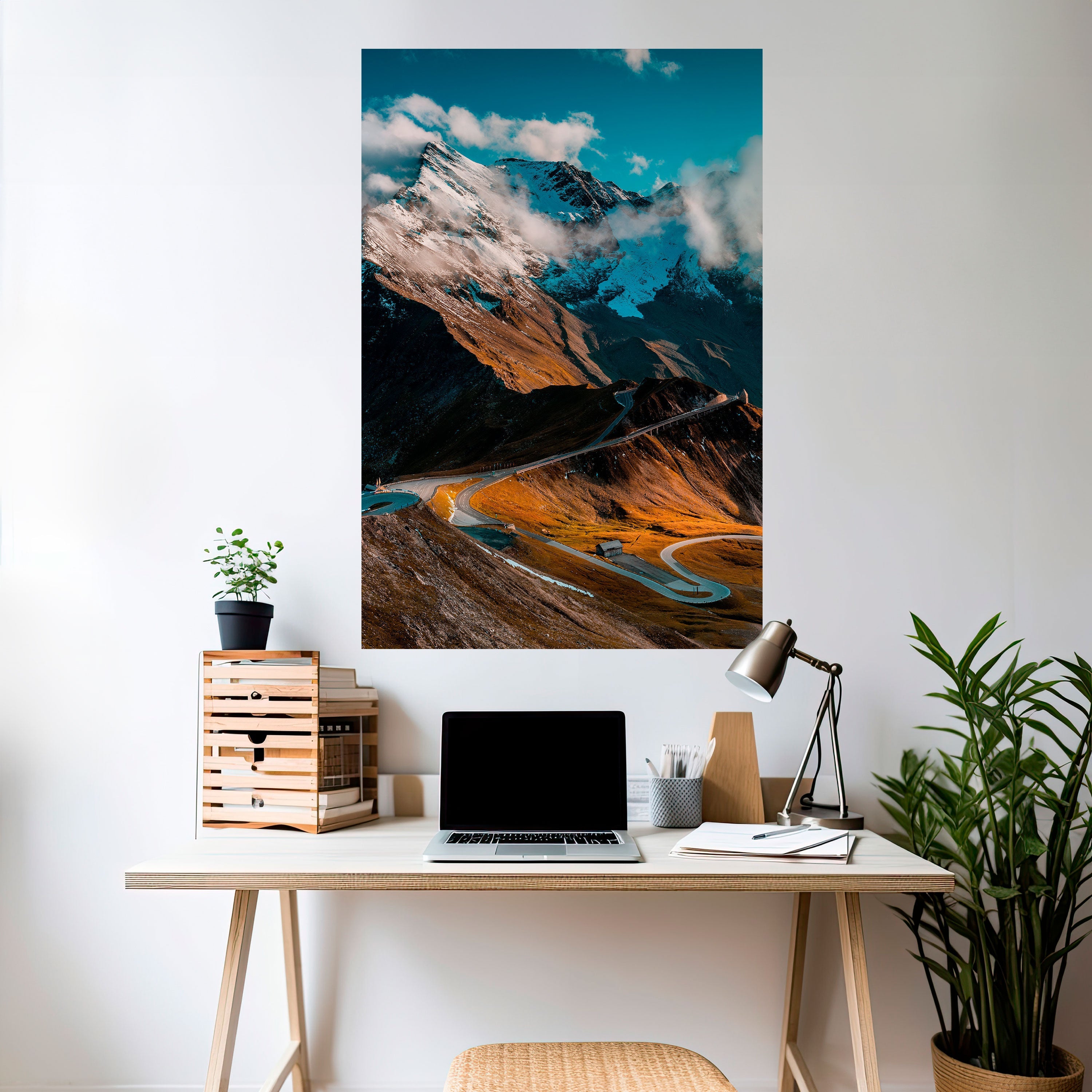 MOUNTAIN SERPENTINE Poster Vertical Autocolante