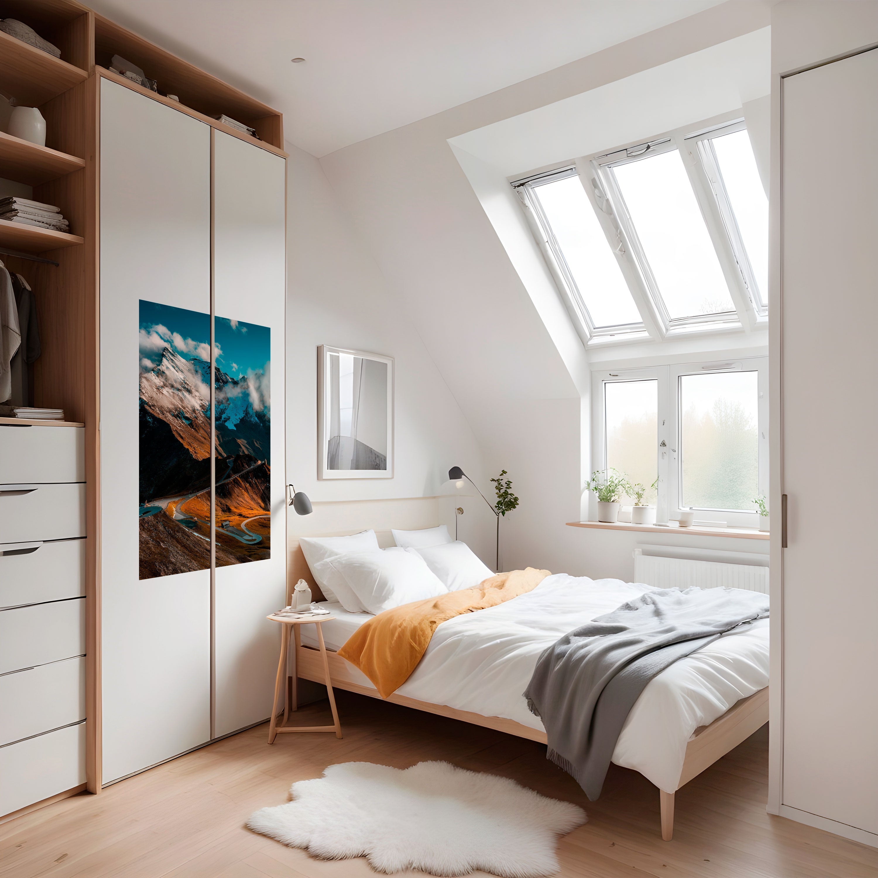 MOUNTAIN SERPENTINE Poster Vertical Autocolante