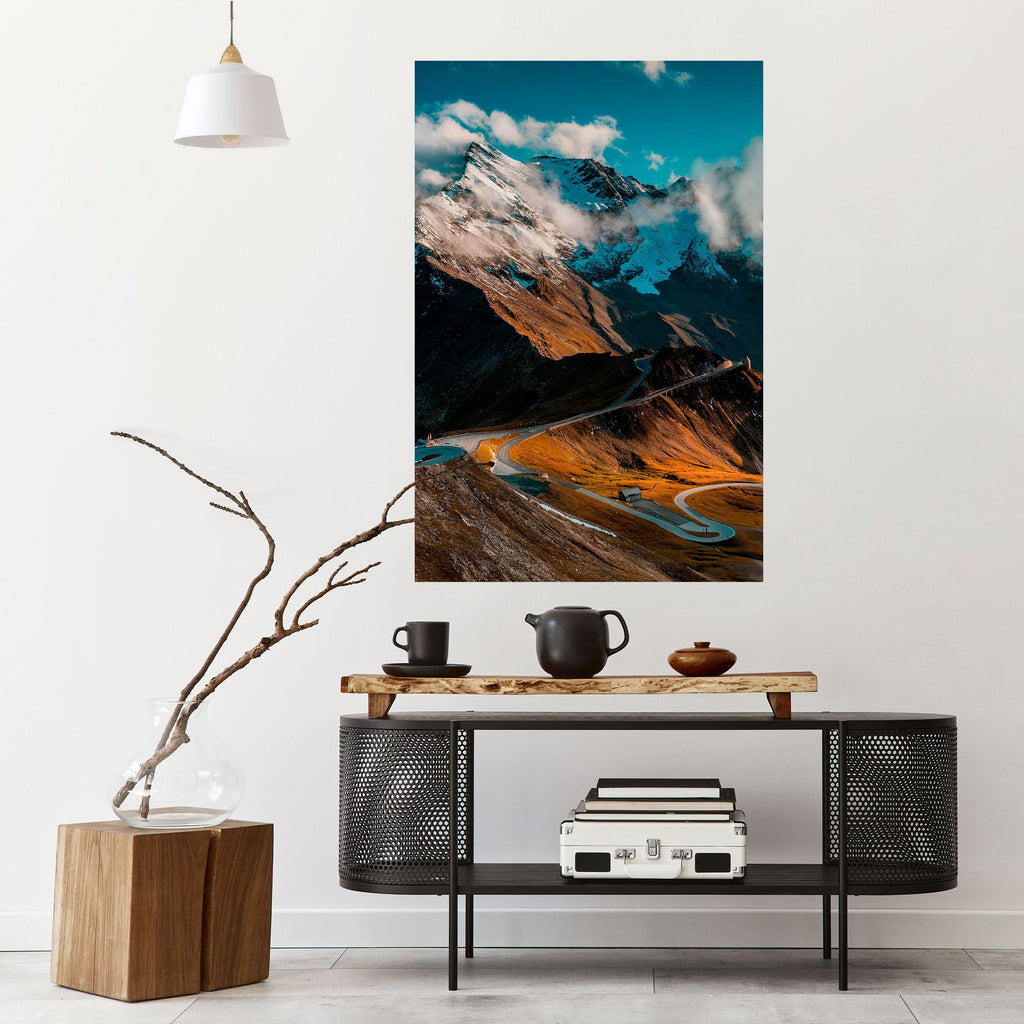 MOUNTAIN SERPENTINE Poster Vertical Autocolante